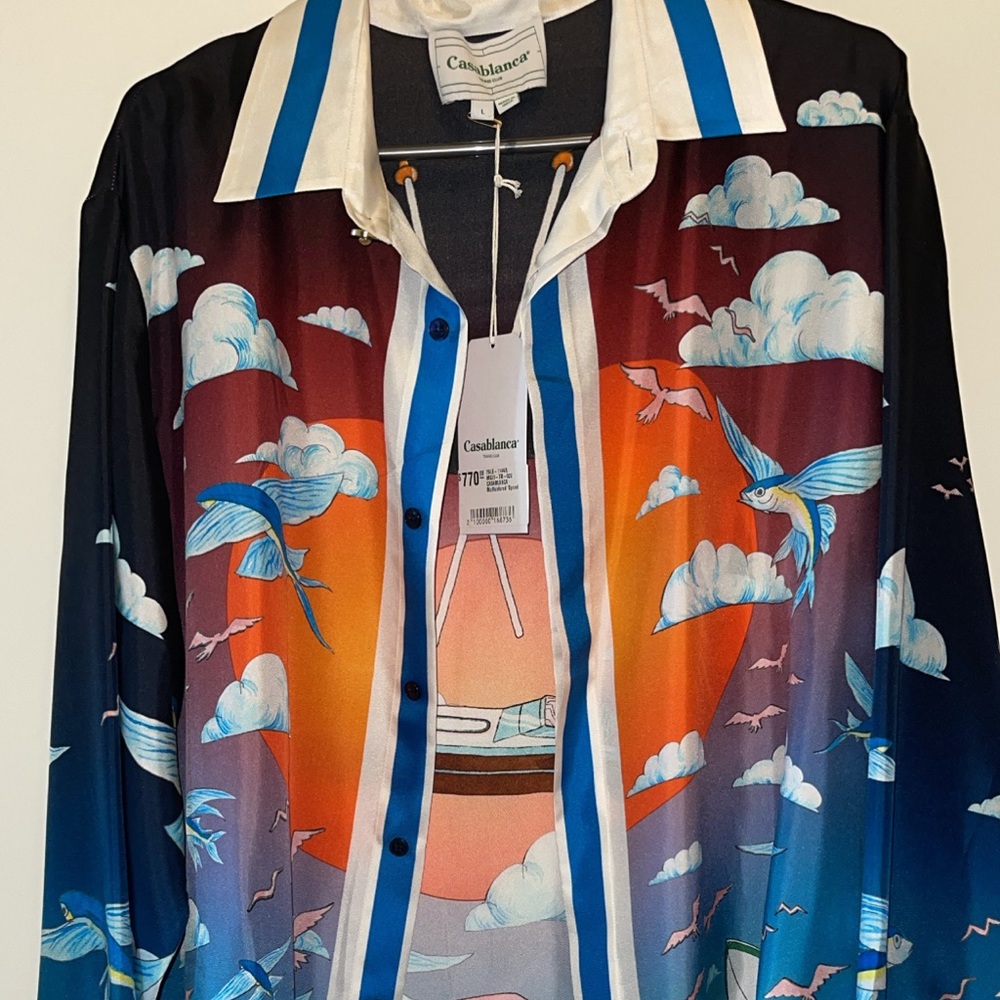 Casablanca button up shirt